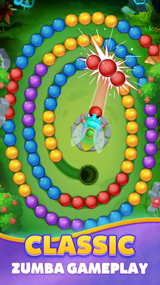 Ảnh chụp màn hình của Miyaelf Marble Shoot