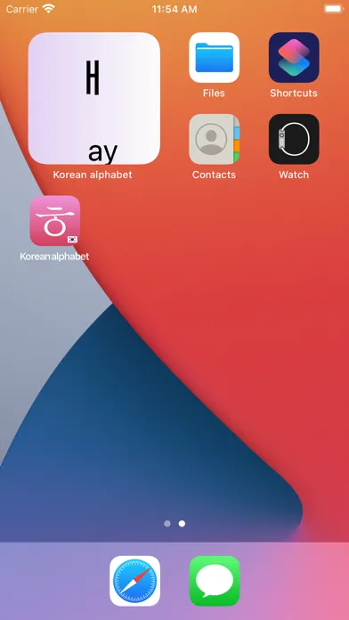Korean Widget - Learn Korean سکرین شاٹس