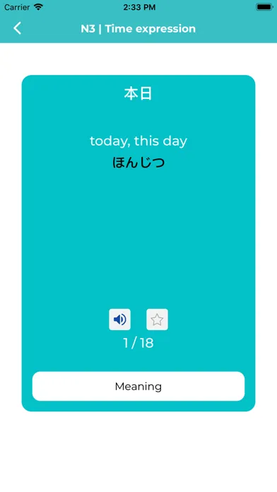 Capturas de tela do Learn Japanese - Basic Words