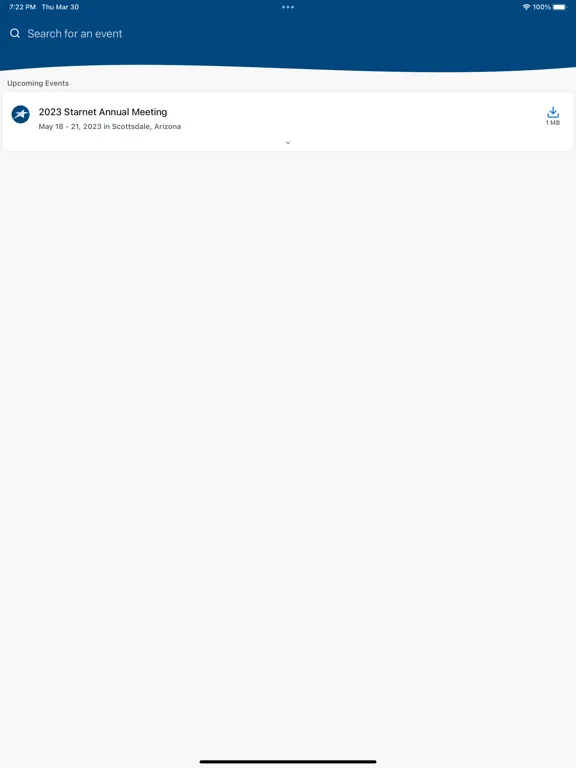 Starnet Flooring Events iPad  Screenshots