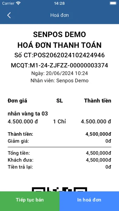 Tangkapan layar SenPos