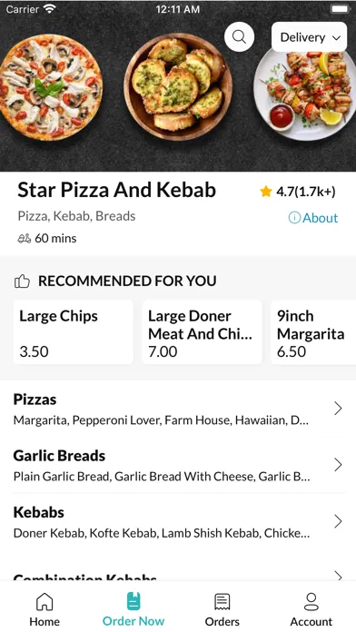 Capturas de pantalla de Star Pizza And Kebab.