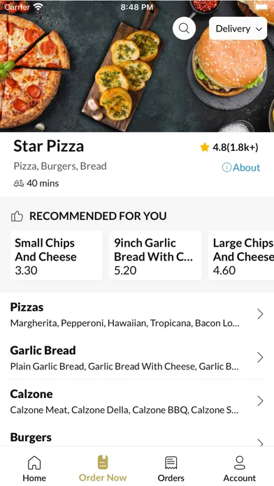 Star Pizza Chesterfield. Ekran Görüntüleri