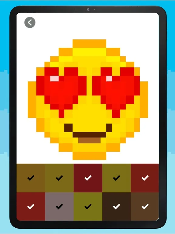 Pixel Art Set - Smile Maker 3d iPad 应用截图