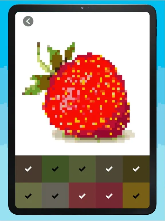 Pixel Art Set - Smile Maker 3d iPad 应用截图