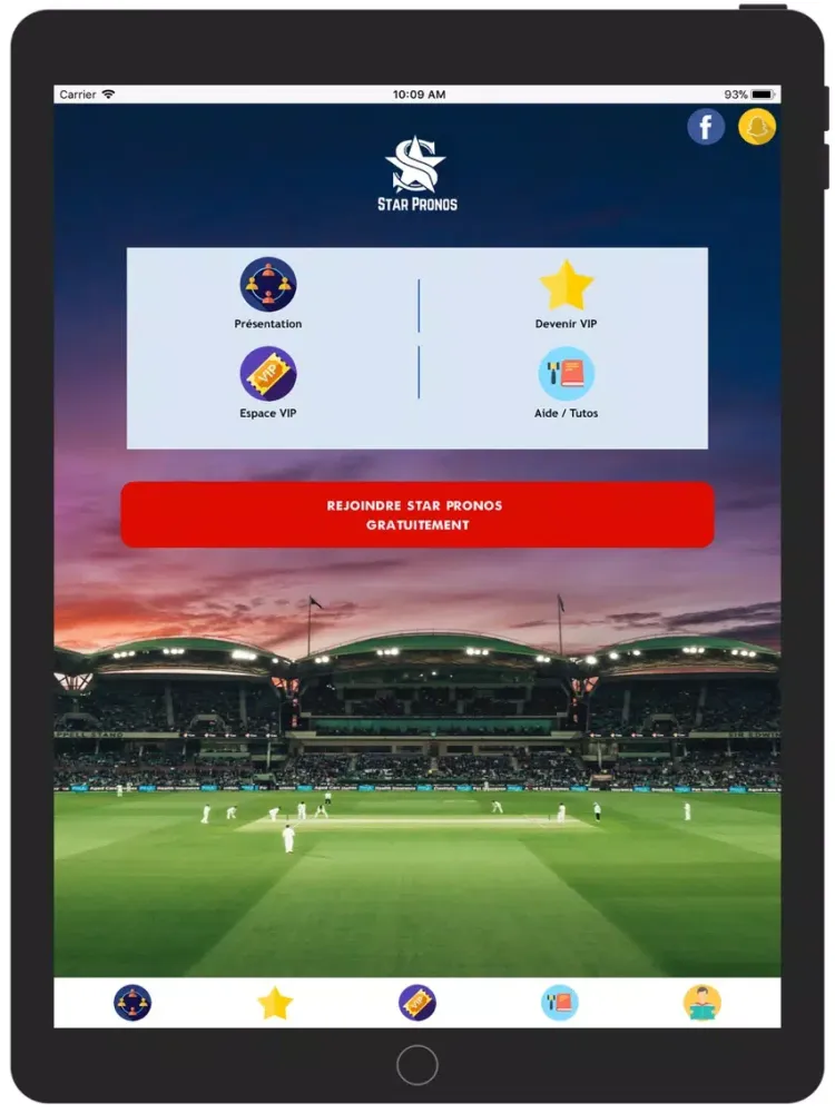 Star Pronos iPad  Ekran Görüntüleri