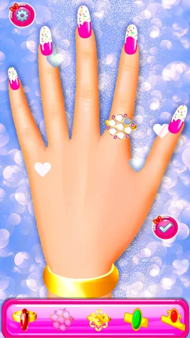 Capturas de tela do DIY Nail Art Makeup Games