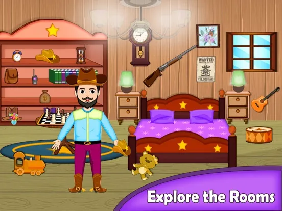 Pretend Play West Town Life iPad  স্ক্রিনশট