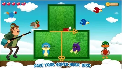 Superhero Bird VS Hunter スクリーンショット