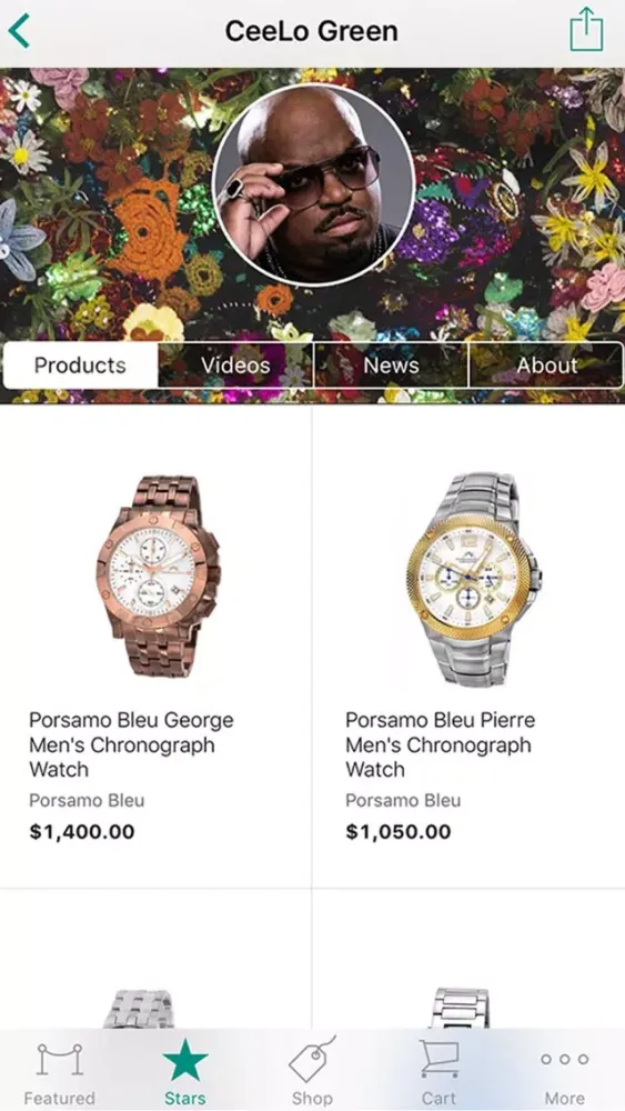 StarShop- Exclusive Celebrity Content, Designer Brands & More應用截圖
