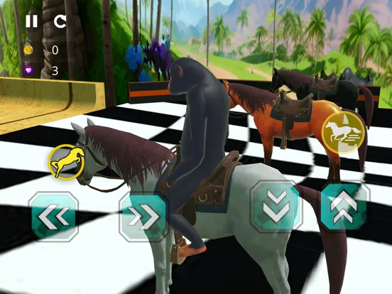 Capturas de pantalla de Stars Horse Stunts Horse Games iPad 