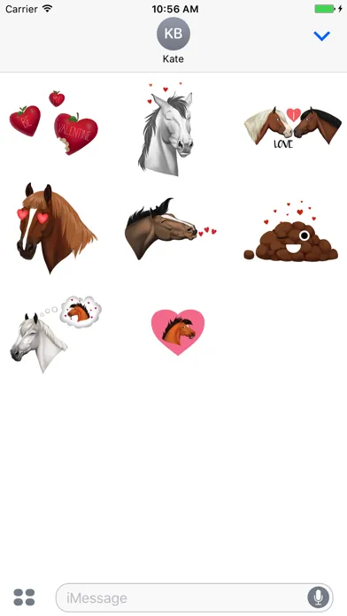 Star Stable Valentine Stickers应用截图