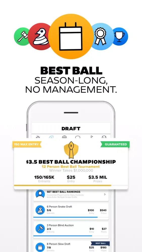 Скриншоты DRAFT: Daily Fantasy Football