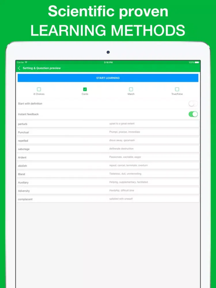 Capturas de tela do ASVAB Exam Questions 2017 Edition iPad 