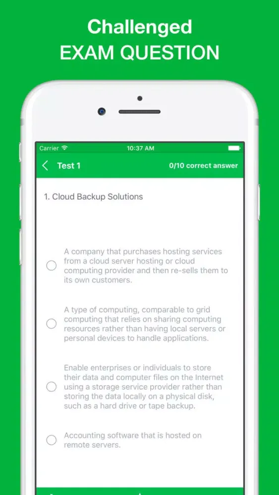 Cloud Security Exam Questions 2017 スクリーンショット