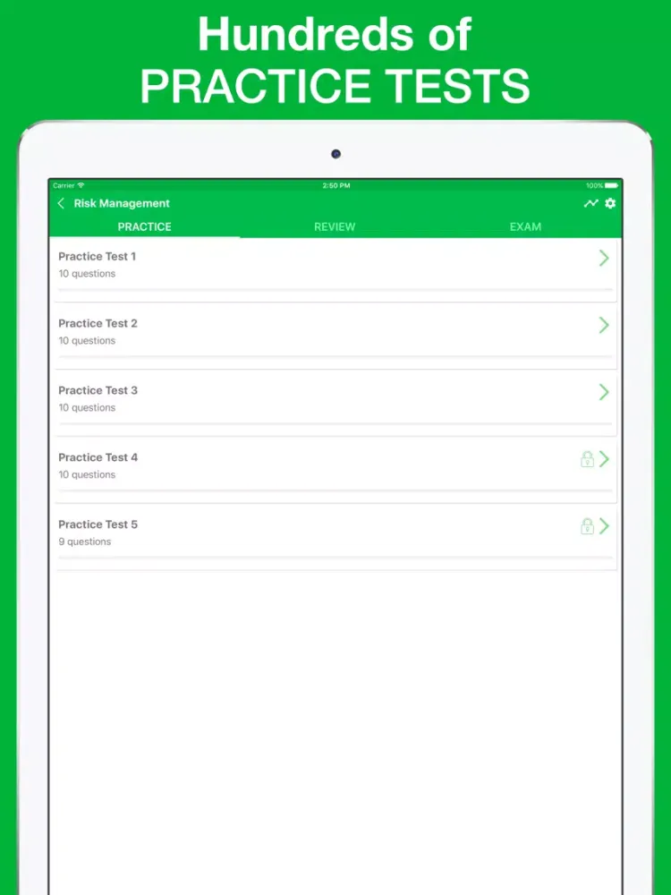 CPFO Exam Questions 2017 Edition iPad  Screenshots