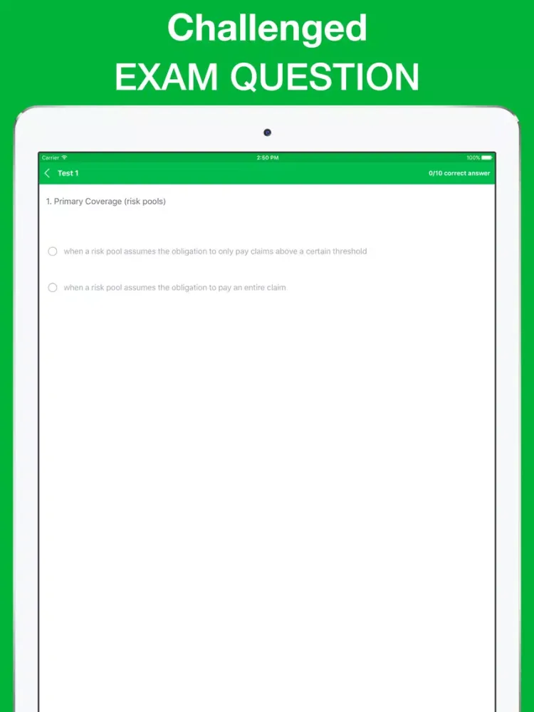 CPFO Exam Questions 2017 Edition iPad  Screenshots