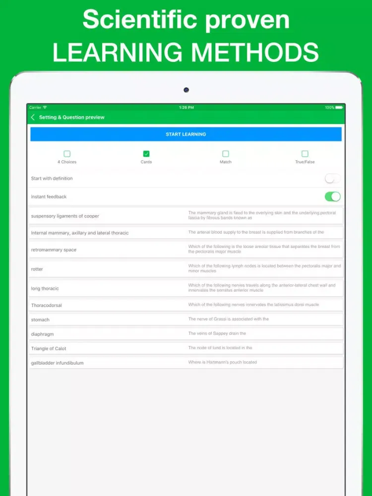 Ảnh chụp màn hình của Surgical First Assistant Exam 2017 Edition iPad 