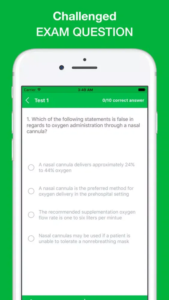 Zrzuty ekranu EMT B Exam Questions 2017 Version