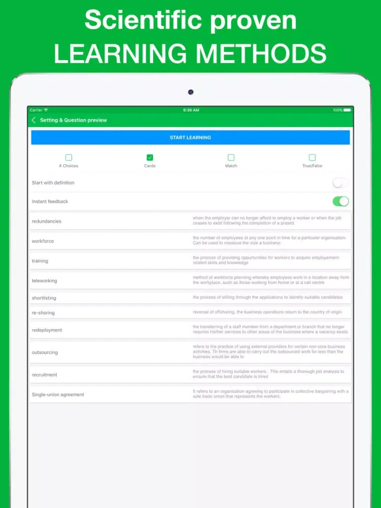 Human Resources Management Exam Questions 2017 iPad  Screenshots