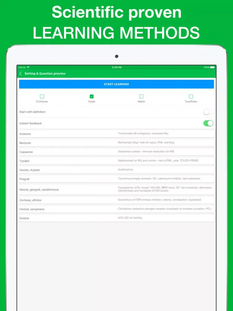 NAPLEX Exam Questions 2017 Edition iPad 應用截圖