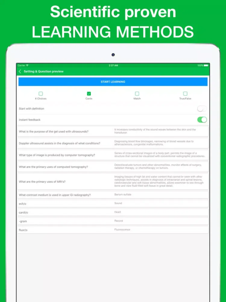 Скриншоты Radiology Xray Exam Questions 2017 iPad 