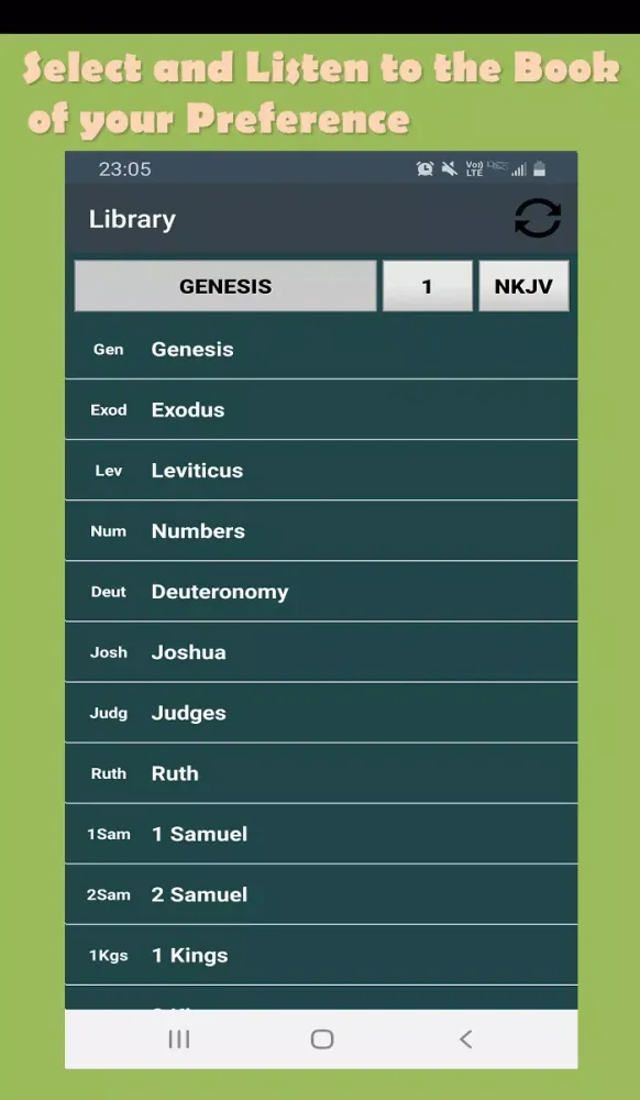 Captures d'écran de NKJV Bible Offline