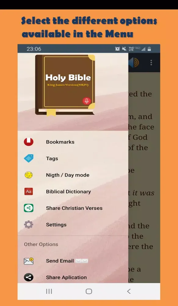 Captures d'écran de NKJV Bible Offline
