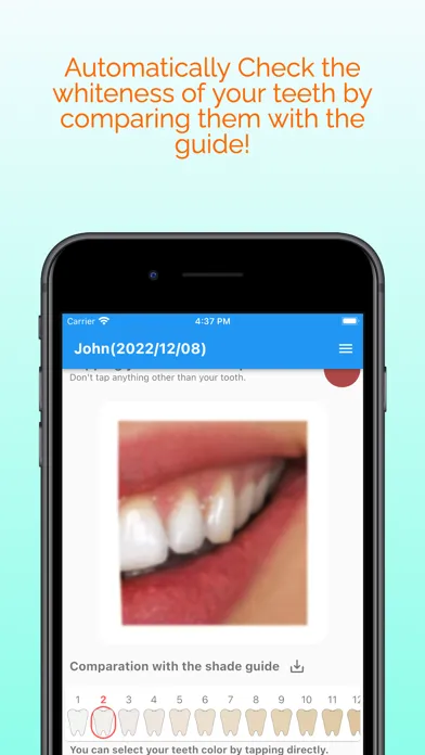 Zrzuty ekranu Teeth Whitening Diary