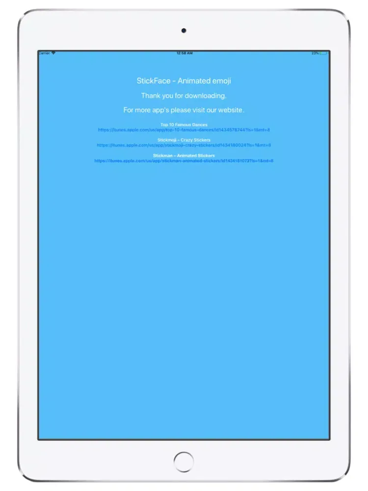 Capturas de pantalla de StickFace - Animated emoji iPad 