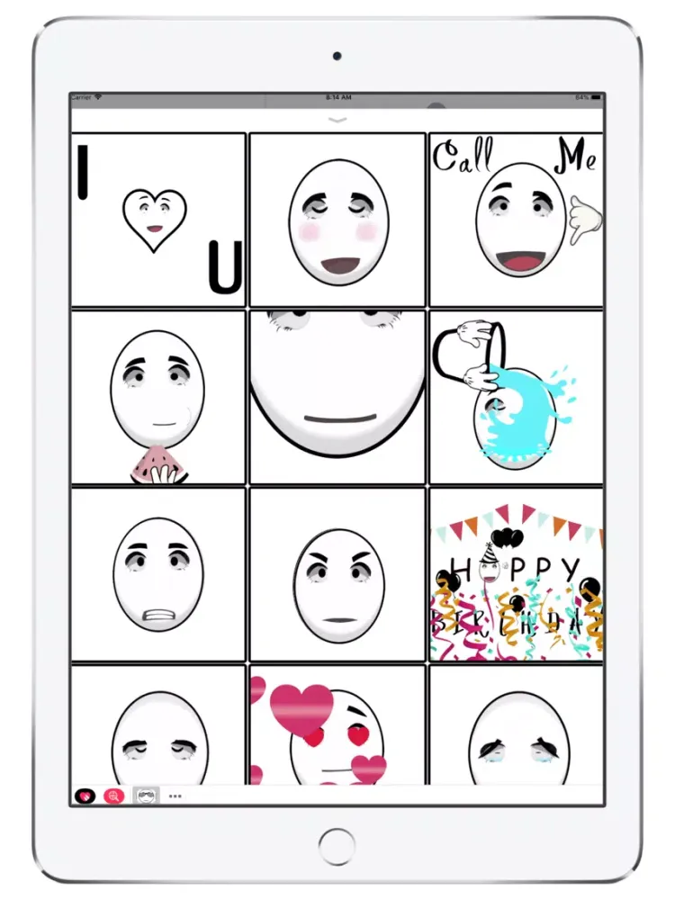 Capturas de pantalla de StickFace - Animated emoji iPad 
