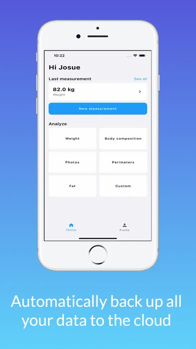 Screenshot di Body Measurements - StartFit