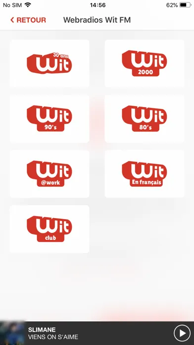 Capturas de tela do Wit