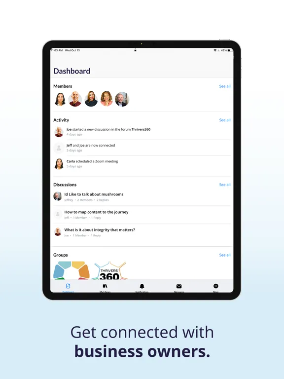 تصاویر Start Grow Manage iPad 