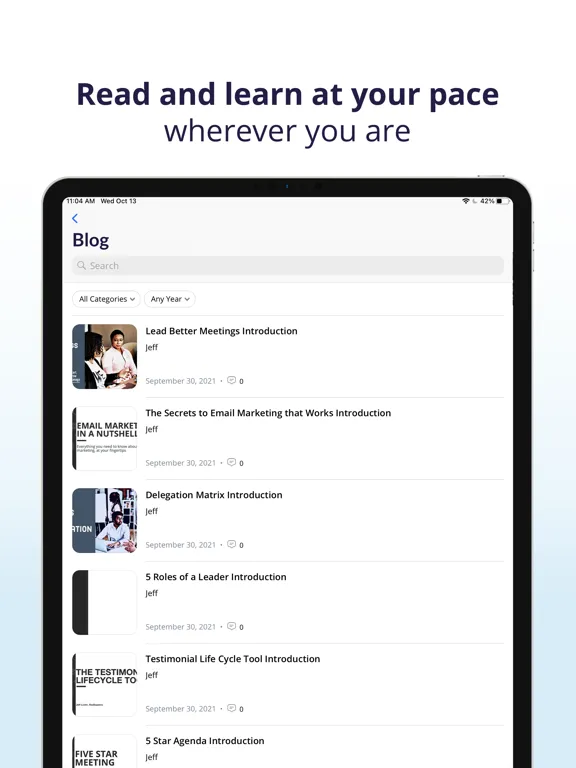 تصاویر Start Grow Manage iPad 