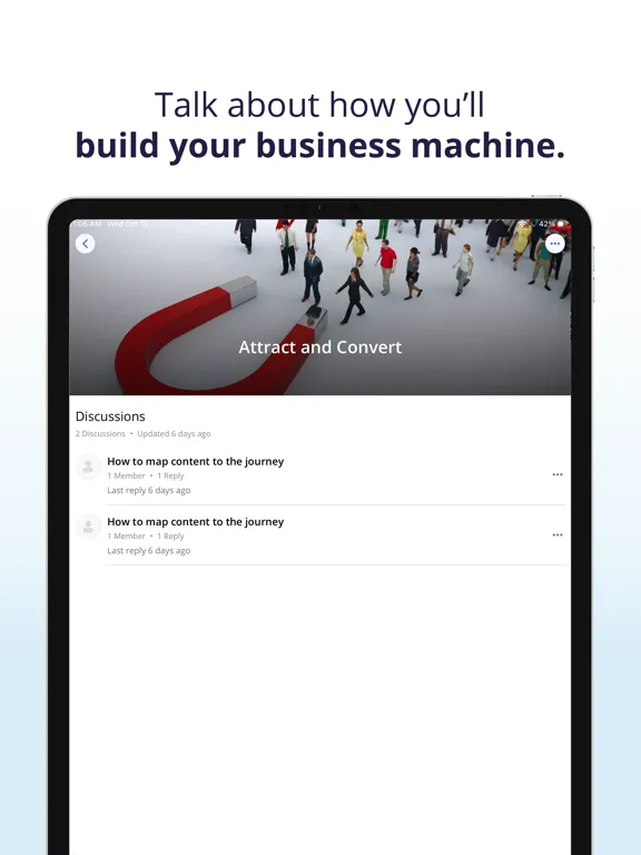 تصاویر Start Grow Manage iPad 
