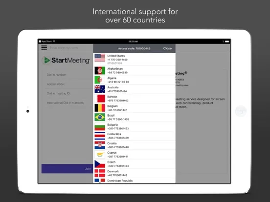 Start Meeting iPad  স্ক্রিনশট