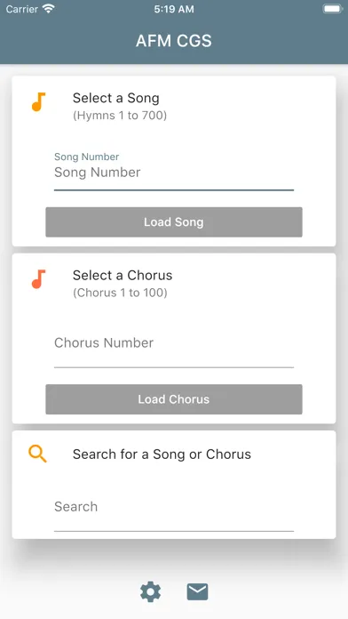 AFM CGS: Apostolic Faith Hymns Screenshots