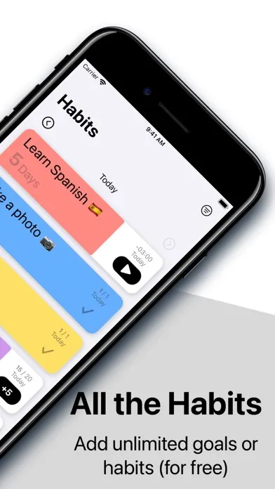Capturas de tela do Leap Habits - Habit Tracker