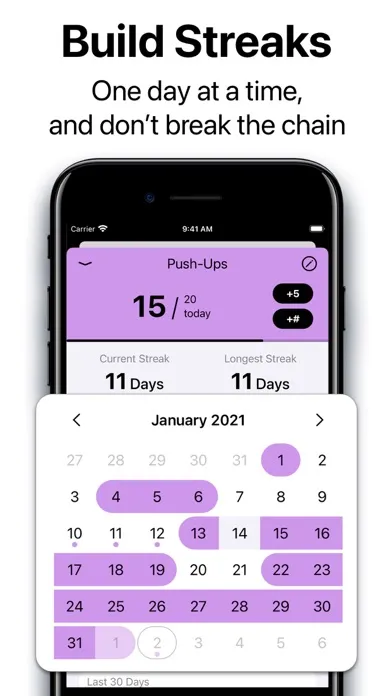 Capturas de tela do Leap Habits - Habit Tracker