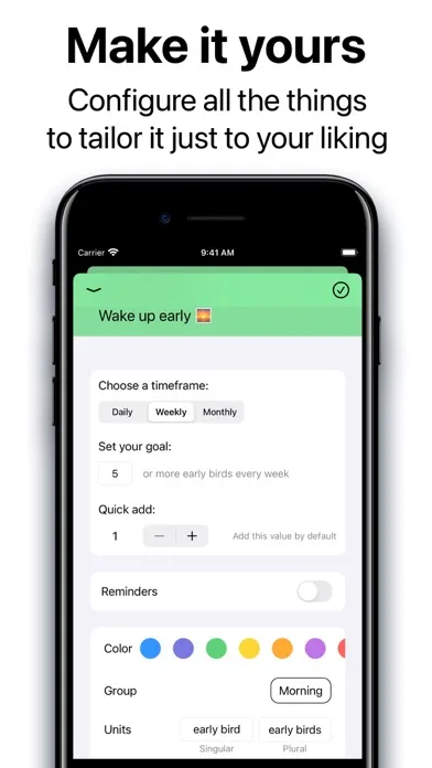 Capturas de tela do Leap Habits - Habit Tracker