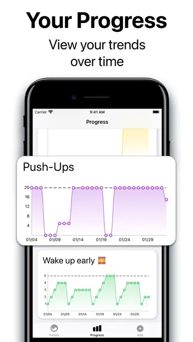 Capturas de tela do Leap Habits - Habit Tracker