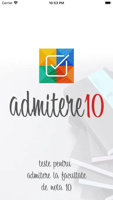 Capturas de pantalla de Admitere10 - teste grilă