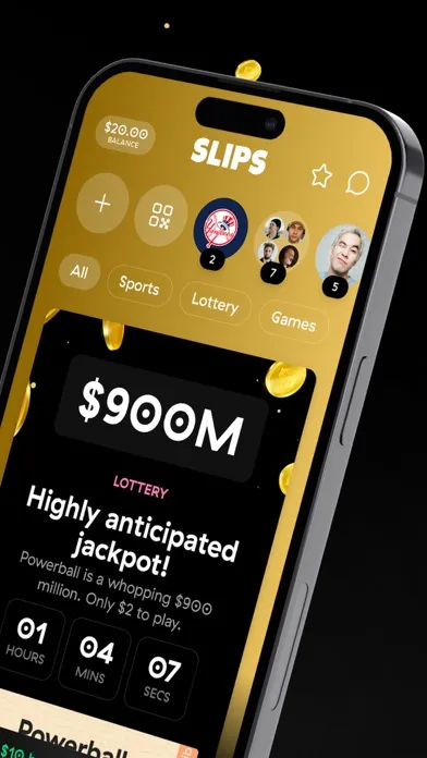 Скриншоты Slips - Lottery & Betting