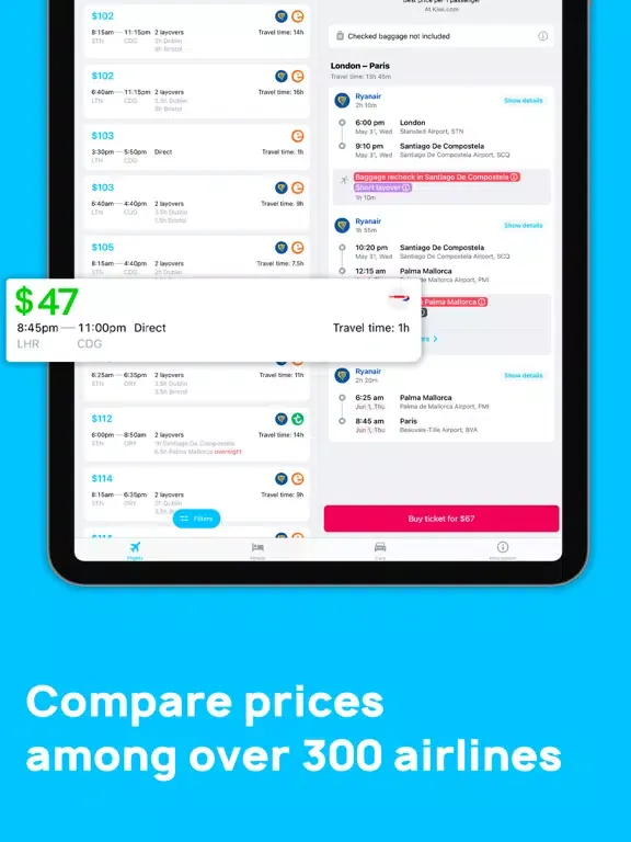 ภาพหน้าจอของ Easy Trip - Cheap Flights iPad 