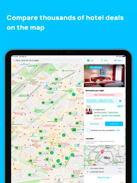 ภาพหน้าจอของ Easy Trip - Cheap Flights iPad 