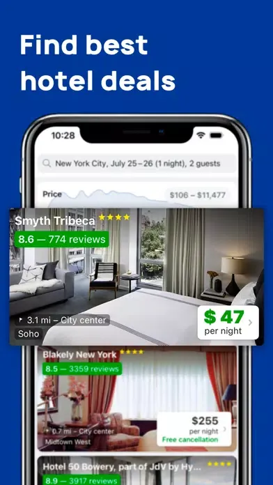 HotelHunt: Booking Hotels Easy سکرین شاٹس