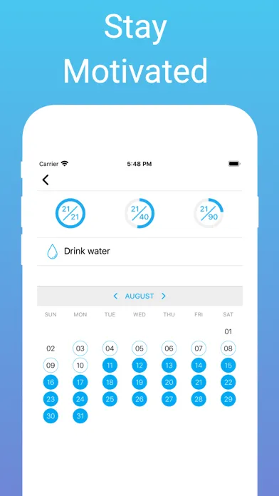 Captures d'écran de Habit Tracker & Daily Routine