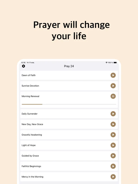 Pray 24: Prayer and Devotional iPad 应用截图