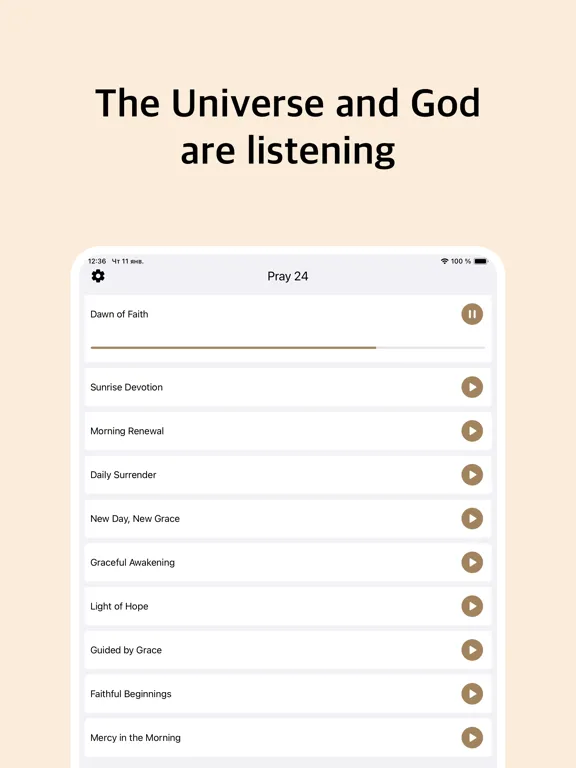 Pray 24: Prayer and Devotional iPad 应用截图